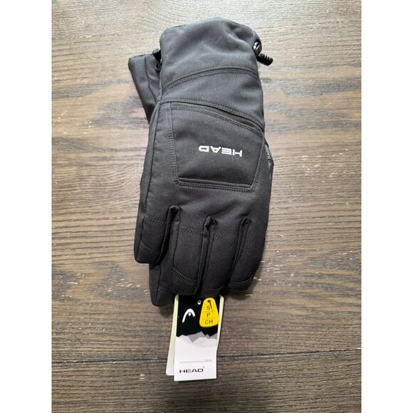 HEAD Unisex Ski Gloves - Dupont Sorona Insulation - Black - Size Small - Picture 1 of 3